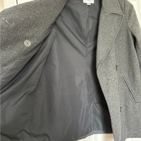 Old Navy gray wool blend women’s peacoat - Picture 5 of 7